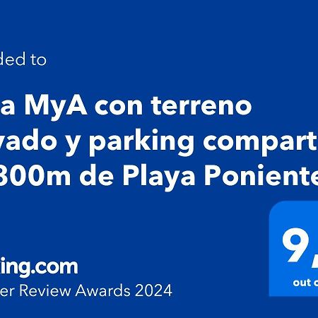 Villa Casa con terreno privado - a 800m de Playa Poniente Benidorm Exterior foto